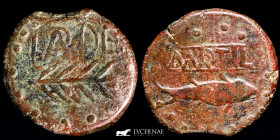 Murtilis Bronze Dupondius 24.03 g., 35 mm. Mertola, Portugal 120-50 BC. gVF