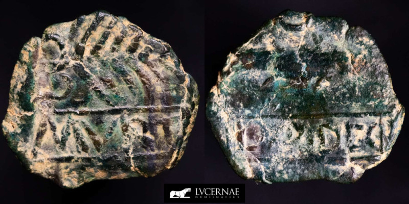 Ancient Hispania, Murtilis (Portugal, Mertola). 120-50 B.C. Bronze as (3,22 g., ...