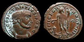 Roman Empire - Constantius I, as Caesar, AE Follis. 301-303 AD.