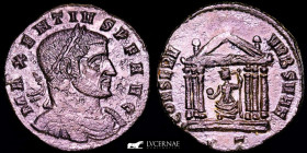 Maxentius Æ Bronze Follis 7.16 g. 25 mm. Ticinum 307-312 AD Good very fine (MBC)
