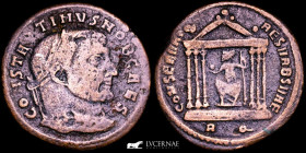 Constantine I Caesar Æ Bronze Follis 5.40 g. 25-26 mm. Rome 306 Good very fine (MBC)