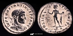 Constantine I Bronze Follis 2,98 g, 21 mm Arles 318 A.D. Good  fine