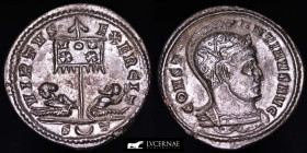 Constantine I Bronze Follis 3.00 g. 20 mm. Ticinum 319-320 Extremely fine