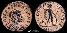 Crispus 316-326 AD Bronze Follis 3,29 g. 17 mm. Thessalonica 320 AD gVF