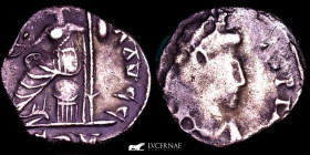 Visigoths, in the name of Honorius Silver Half siliqua 0,59 g., 11 mm. Carthage 440-480 A.D. Choice fine