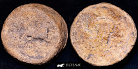 Roman Republic Lead Monetiform lead 182 g, 55x51x12 mm Hispania II-I B.C. gVF