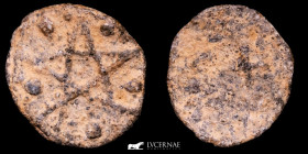 Hispania lead Monetiform Lead 1,76 g, 18 mm. - - Fine