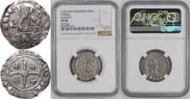 Kingdom of Cyprus, Hugh IV AR 1 Gros