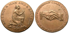 Middlesex Circa 1790 Copper Halfpenny Token About Uncirculated