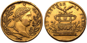 France Napoleon I ND Brass Token