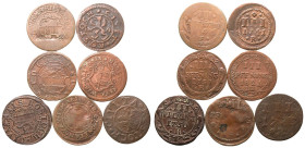 Germany: Mixed States Various Rulers 1741-1824 7x 3 Pfeenigs
