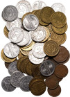 Weimar Republic Mixed Metals 65x Mixed Denominations