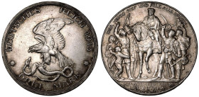 Germany: Prussia Wilhelm II 1913 Silver 3 Mark Extremely Fine