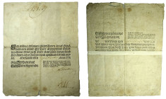 Gustav III 6 Daler KM Transport Banknote