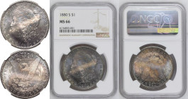 United States Morgan dollars 1880 S Silver 1 Dollar NGC MS 66