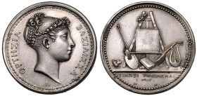 France: First French Empire Napoleon I 1813 Silver Medal In honor of Queen Hortense of Holland