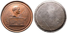 France: Consulate Napoleon Bonaparte 1800 Bronze Medal Battle of Marengo