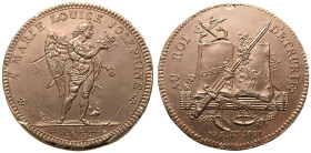 France: First Republic Napoleon Bonaparte 1801 Bronze Medal King and Queen of Etruria in Paris