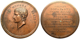 France: Consulate Napoleon Bonaparte 1802 Medal The Constitution of the Cisalpine Republic