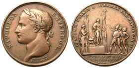 France: First French Empire Napoleon I 1804 Bronze Medal The Distribution of the Eagles