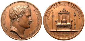 France: First French Empire Napoleon I 1807 Bronze Medal Establishment of the Duchy of Warsaw