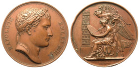 France: First French Empire Napoleon I 1807 Bronze Medal The Conquest of Silesia