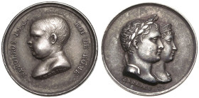 France: First French Empire Napoleon I 1811 Silver Medal The Birth of NapolÃ©on II Silver