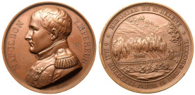 France: July Monarchy Louis Philippe I 1840 Bronze Medal Memorialising Napoleon's Tomb at St Helene