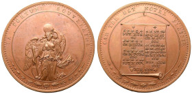 France: Second Empire/Third Republic Mid-Late 19th century Copper Medal