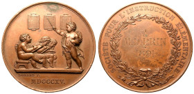 France: Third Republic Awarded 1891 Bronze Medal