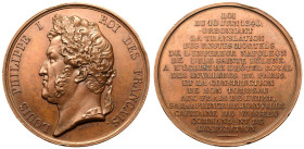 France Louis Philippe 1840 Copper Medal