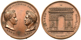 France Louis Philippe 1836 Bronze Medal Arc de Triomphe