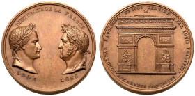 France Louis Philippe 1836 Bronze Medal Arc de Triomphe