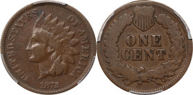 1872 Indian Cent. VG-10 (PCGS).