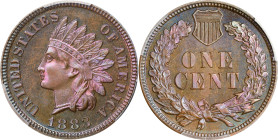 1883 Indian Cent. Proof-65 BN (PCGS). CAC.