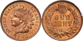 1895 Indian Cent. MS-64 RD (PCGS).