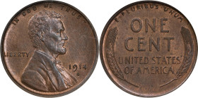1914-S Lincoln Cent. MS-64 RB (NGC).