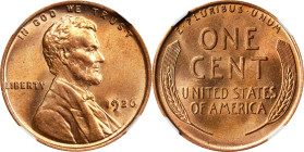 1926 Lincoln Cent. MS-62 (NGC).