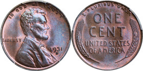 1931-D Lincoln Cent. MS-65 BN (PCGS). CAC.