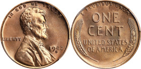 1942-S Lincoln Cent. MS-67+ RD (PCGS).