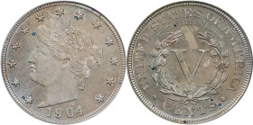 1904 Liberty Head Nickel. Proof-63 (PCGS).