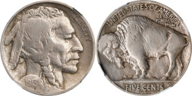 1913-D Buffalo Nickel. Type II. Fine Details--Cleaned (NGC).