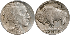 1914-S Buffalo Nickel. AU-53 (PCGS).