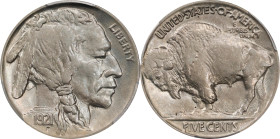 1921 Buffalo Nickel. AU-58 (PCGS).