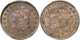 1833 Capped Bust Half Dime. LM-3.4, V-4B. Rarity-2. MS-62 (PCGS). CAC.