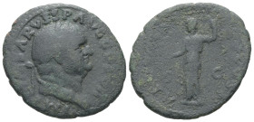 Vespasian, AD 69-79. AE, As. 9.12 g. 29.05 mm. Rome.