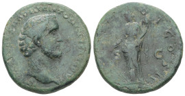 Antoninus Pius, AD 139. AE, As. 12.33 g. 28.21 mm. Rome. 
Obv: IMP T AEL CAES HADR ANTONINVS AVG PIVS. Laureate head of Antoninus Pius, right. 
Rev: P...