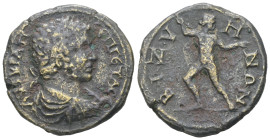 Thrace, Bizya. Geta, AD 209-211. AE. 10.25 g. 27.03 mm.
Obv: AYT KΡA Π CEΠ ΓETA CE. Laureate, draped, cuirassed bust of Geta, right. 
Rev: BIZYHNΩN. A...