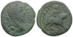 Thrace, Hadrianopolis. Septimius Severus, AD 193-211. AE. 12.90 g. 28.11 mm. 
Obv: AY K Λ CE CEOVHΡOC Π. Laureate, draped, cuirassed bust of Septimius...