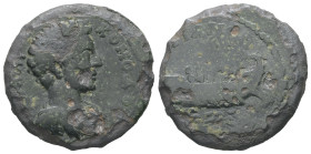 Thrace, Hadrianopolis. Commodus, AD 177-192. AE. 7.35 g. 24.70 mm.
Obv: [ΑΥ ΚΑΙ Λ ΑΥ] ΚΟΜΟΔΟϹ. Bare-headed bust of Commodus wearing cuirass and paluda...